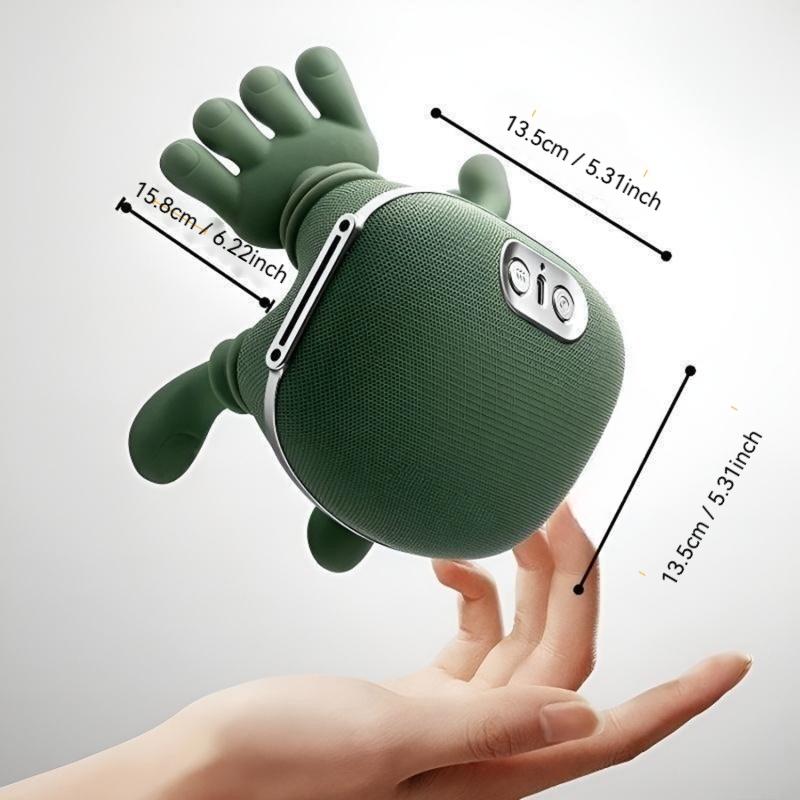 Bionic Heating Massager, Shoulder Neck Electric Acupressure Master, Wireless Portable Design, 3D Deep Tissue Pillow, 3 Speed Settings