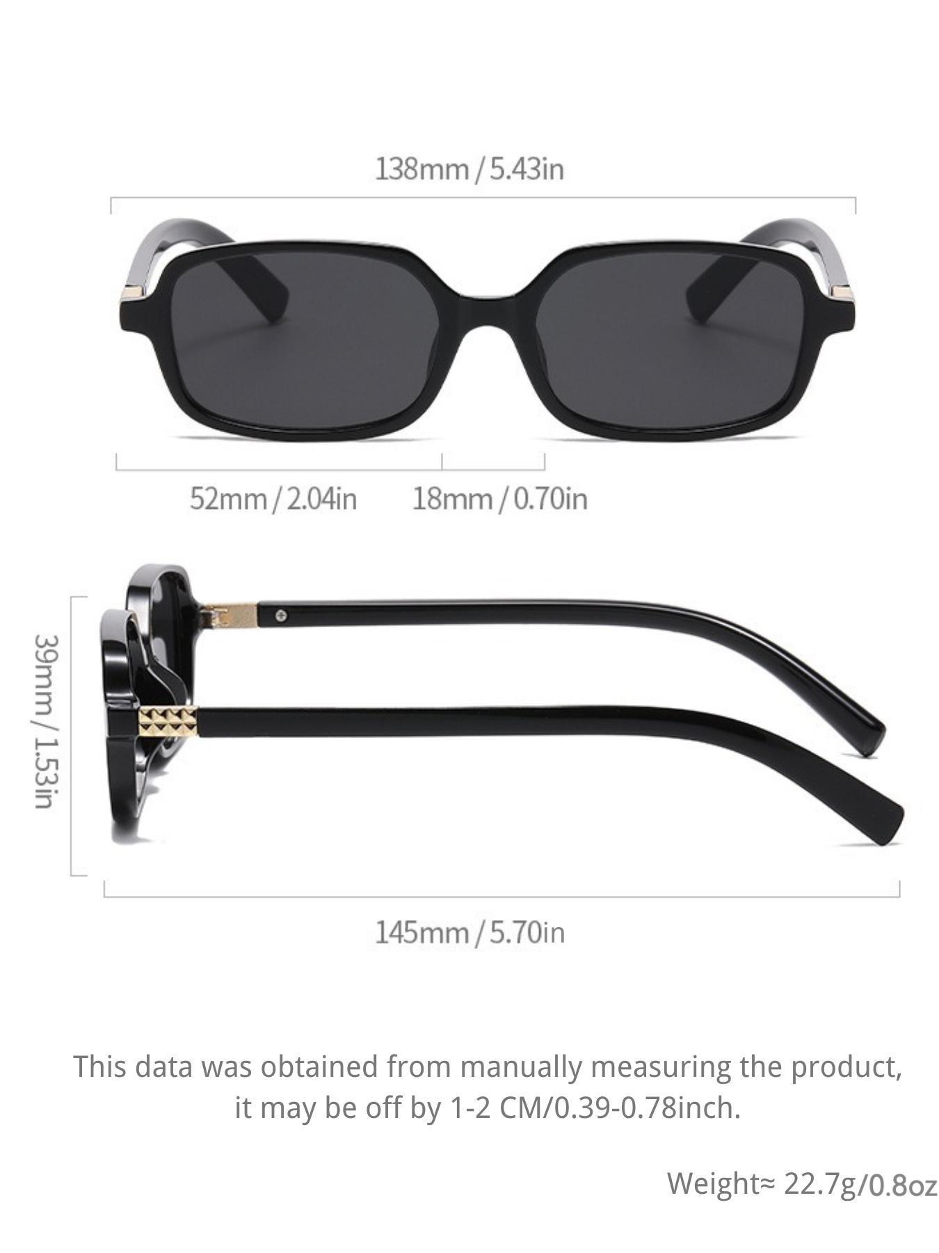 Unisex Vintage Sunglasses, Trendy Casual Sunglasses for Everyday Use, Fashion Accessories for Outdoor Activities