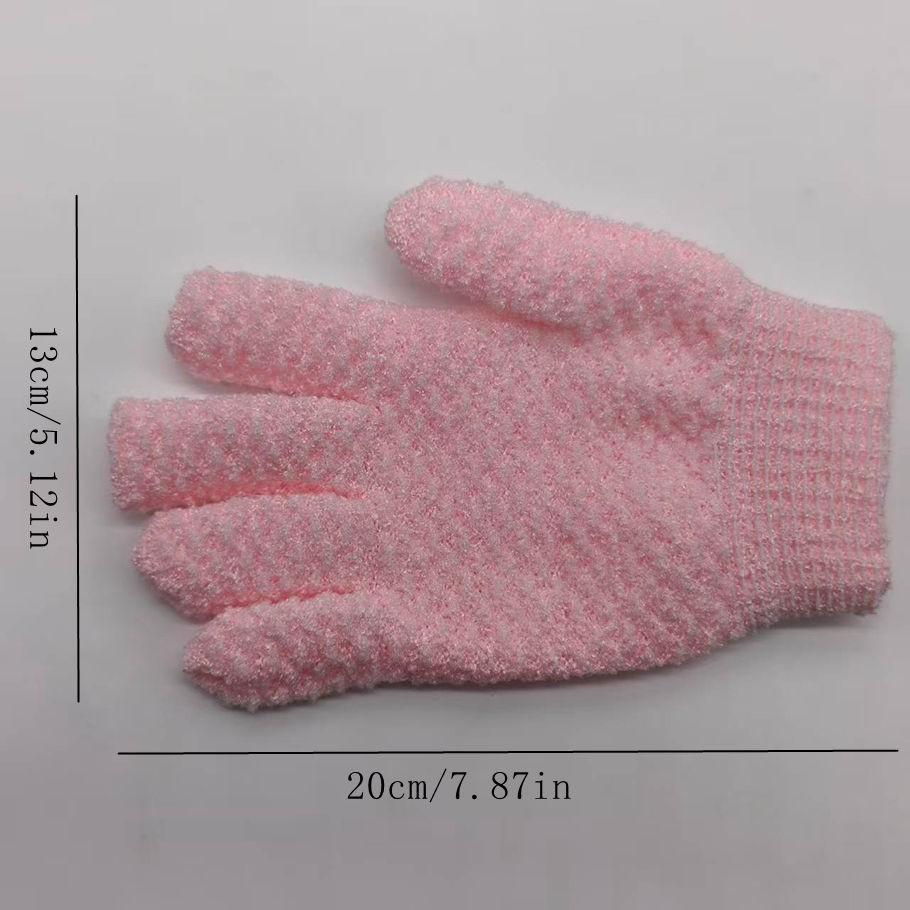 Exfoliating Bath Gloves, Thickened Elastic Shower Mitts, Home Use Daily Cleaning, Scrubbing Hand Gloves for Bathtub and Sink