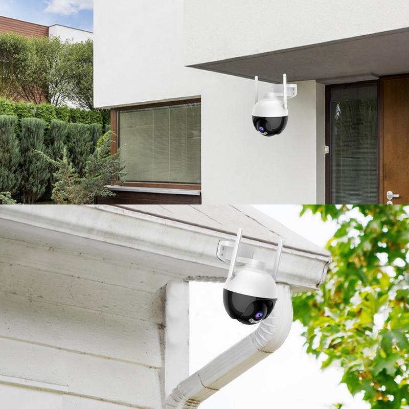 5G Outdoor Camera , 2.4G Smart 360 PTZ WiFi Cameras for Home Security Outside, Home Security Cameras with AI Detection, Color Night Vision, 24/7 Recording, Audio Pick-up, Waterproof, 1080P Ultra Clear  Pixel Network Monitoring Camera