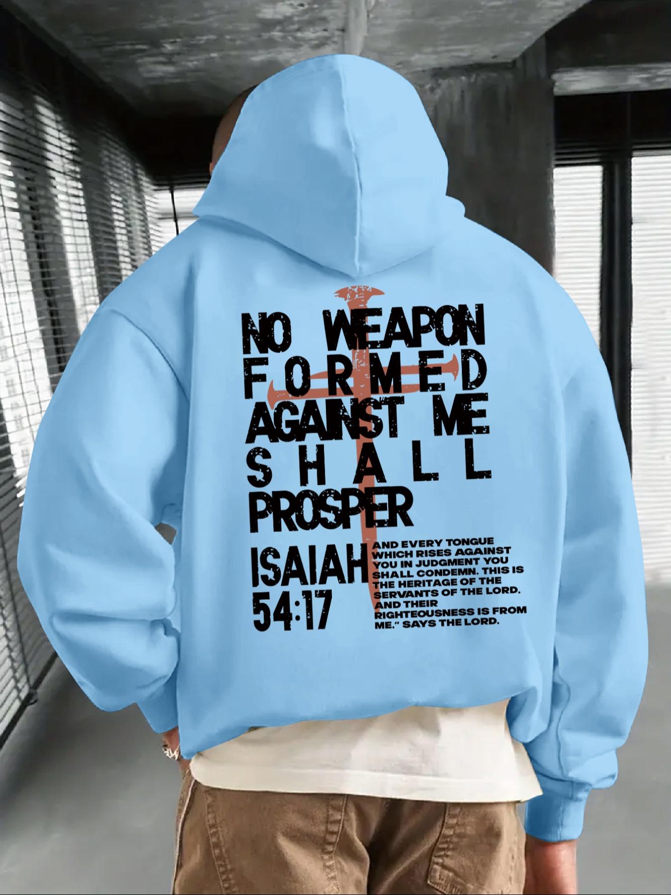 Men's Casual Loose Hooded Sweatshirt with Letter Graphic Print, Thick Fleece Lining, Fall & Winter Fashion, Comfortable Fit