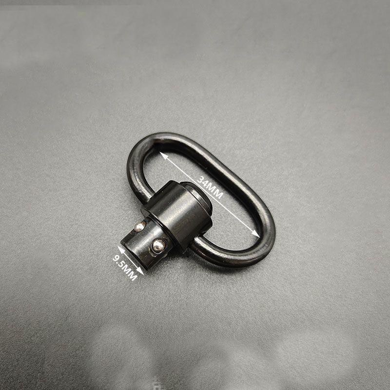 New High-quality DD Metal Quick Release Sling Buckle, Multi-function Single & Double Point Sling Strap Buckle for Outdoor Sports, Cameras, Bags, Molle Bag, Tactical Backpack Strap Loops