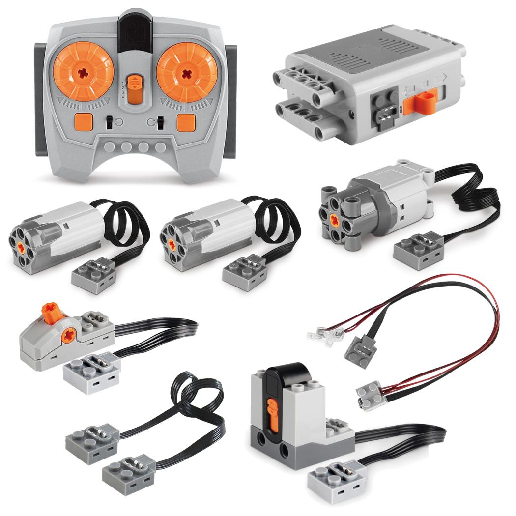 Stem RC Motor Kit for Building Blocks, Smart Remote Control Power Set, Kids DIY Robot Toy, Creative Learning Gift, Perfect for Holidays