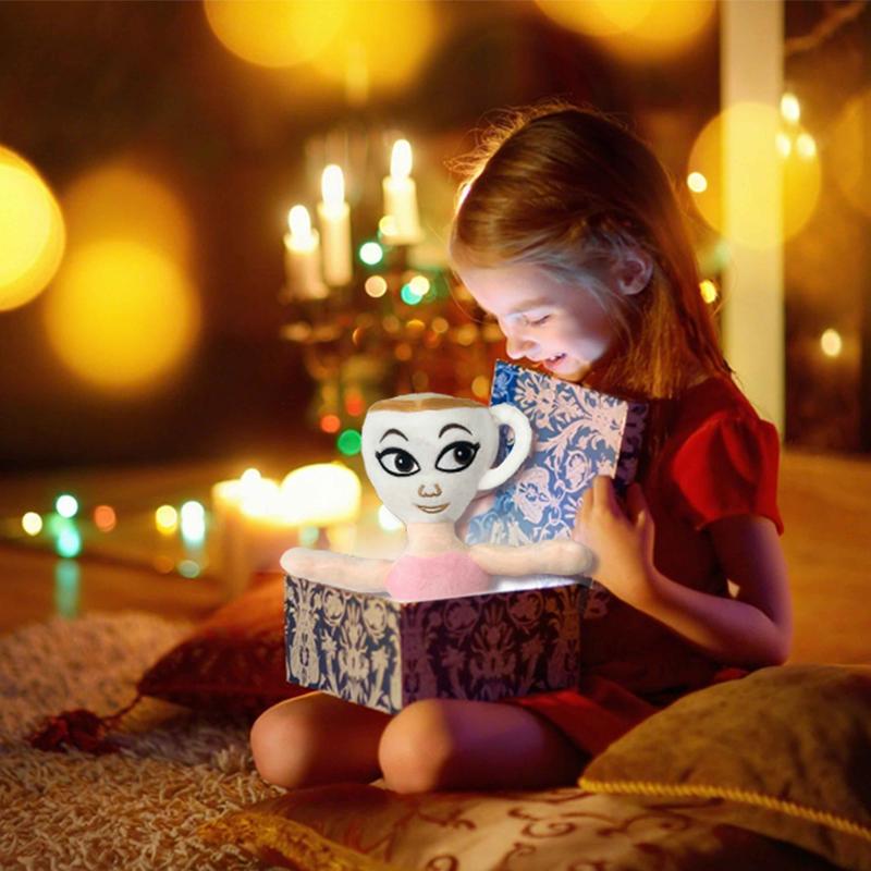 Tung Tung Sahur cappuccino plush doll - expressive eyes, soft polyester fabric for home decoration and gifts, playable design Perfect gift for boys and girls on birthdays or holidays such as Christmas and  Huggable Stuffed Animal Kawaii Stuffed Animals