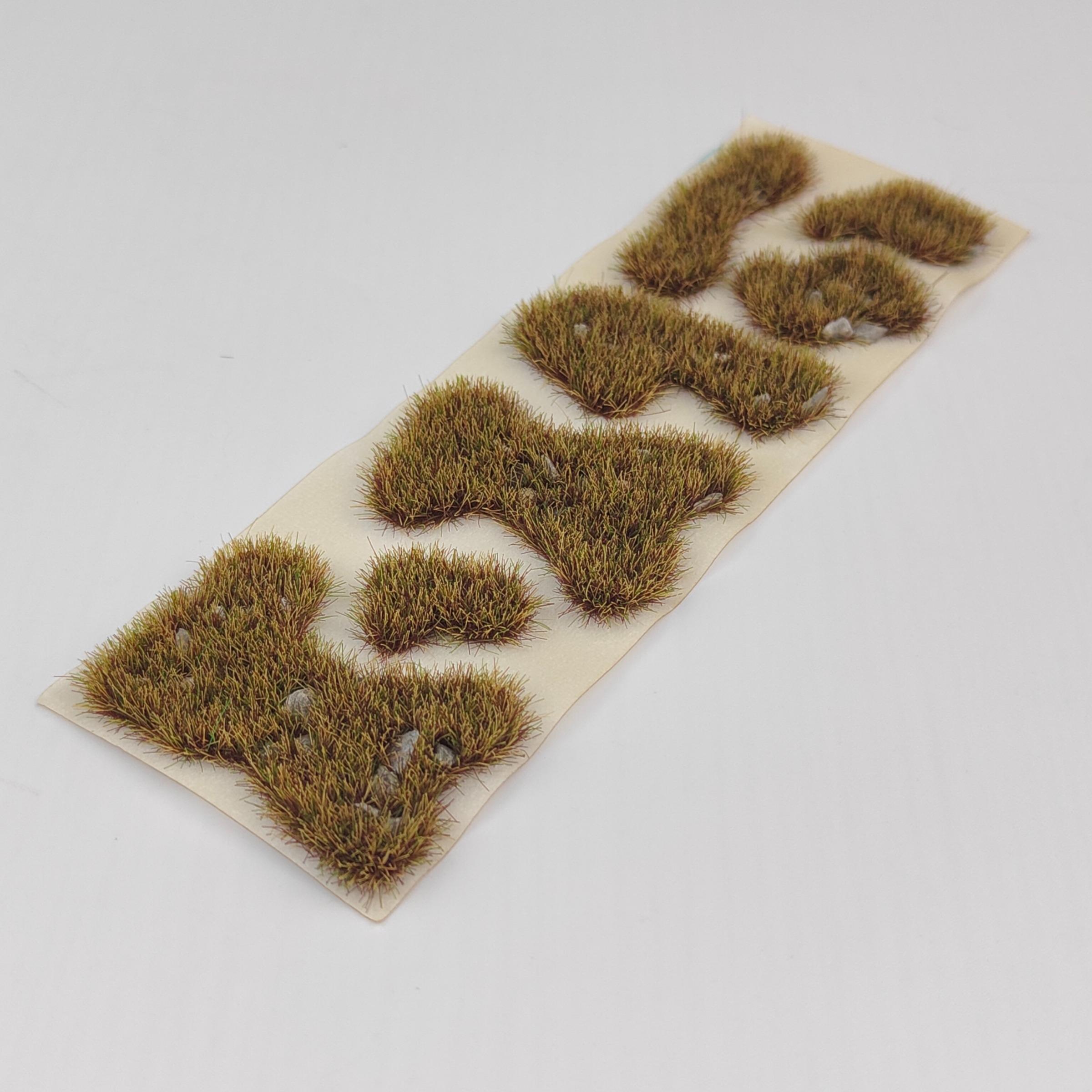 Self-Adhesive Static Grass Sheets, Multi-Sized Model Scenery Grass Mats, Ideal for Train Models, 3D Models, Railway Layouts, Tabletop Rpgs, Artificial Faux Plants
