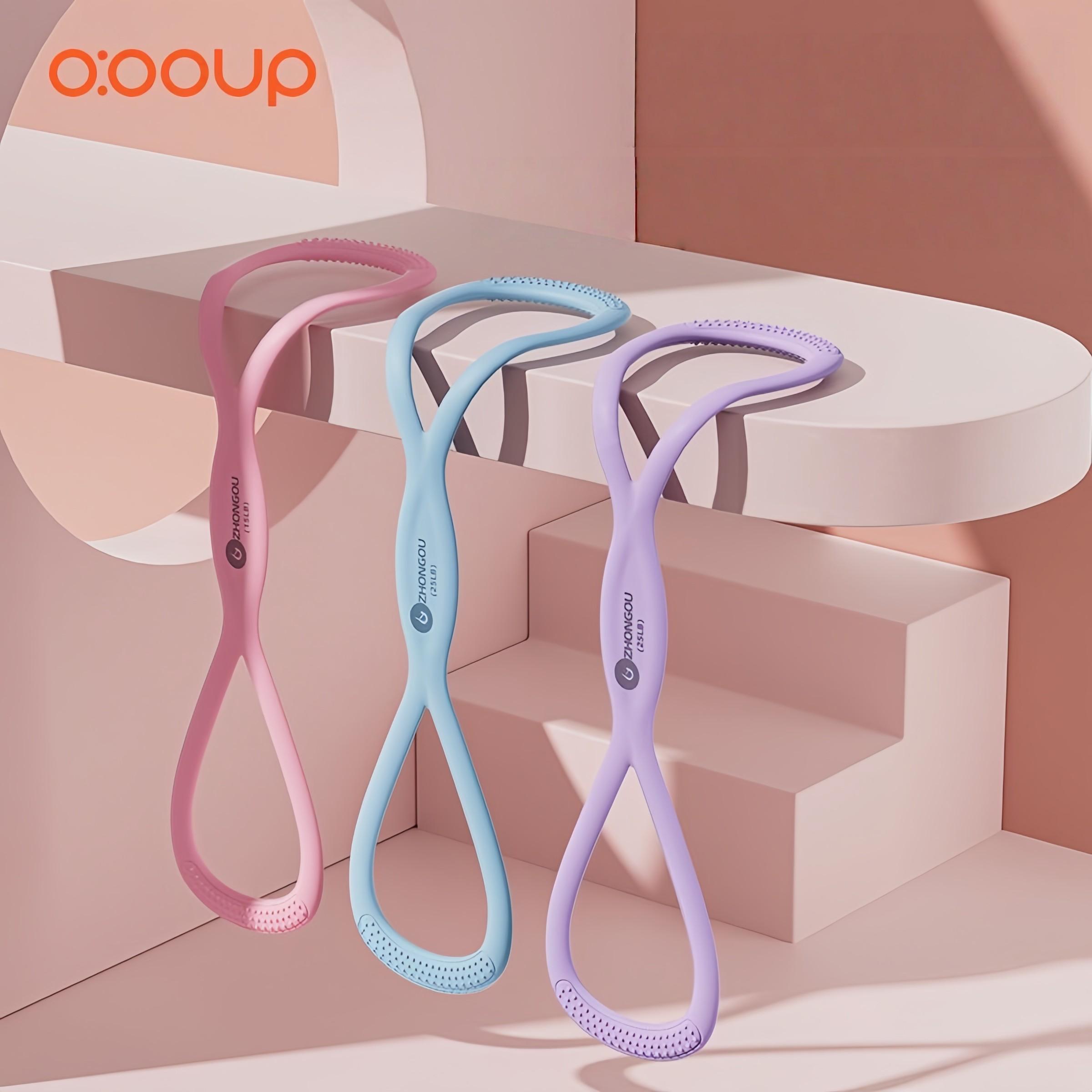 Figure 8 Fitness Resistance Band for Women and Men, Elastic Exercise Bands for Arms Chest and Back, Chest Expander and Yoga Gym Workout Pulling Rope, Figure 8 Elastic Tubing for Muscle Training Band for Bodybuilding enthusiast