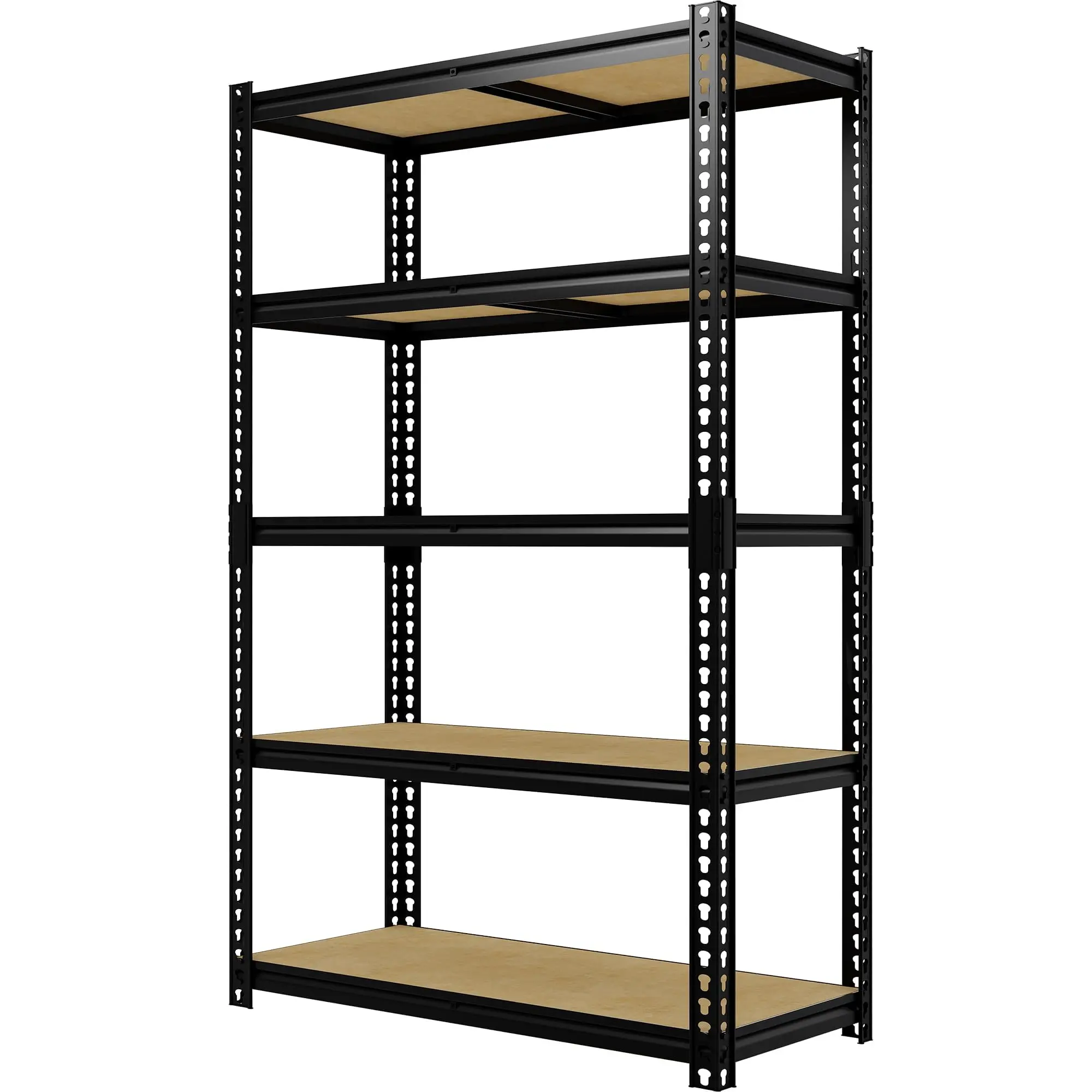 Garvee Heavy-Duty Metal Storage Shelving Unit, Adjustable 4/5-Tier Garage Rack, 2000 lb Capacity, 40"L x 20"W x 60/72"H for Pantry Kitchen Basement Bathroom Laundry
