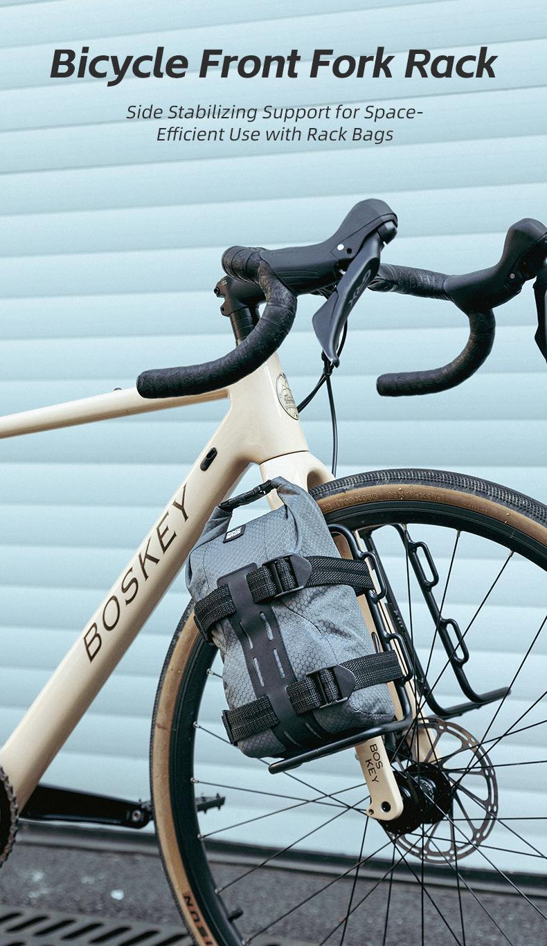 ROCKBROS Bicycle Front Rack MTB Road Bike Cargo Carrier Gravel Luggage Shelf