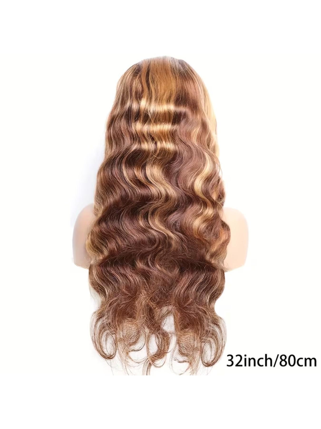 Glue-less #427 color wavy curly gradient highlight 13x4 lace front ...