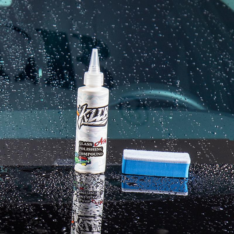 Windshield cleaner, glass polish, compound oil filmremoverscratch-free high-gloss glass cleaner Versatile Film Brush