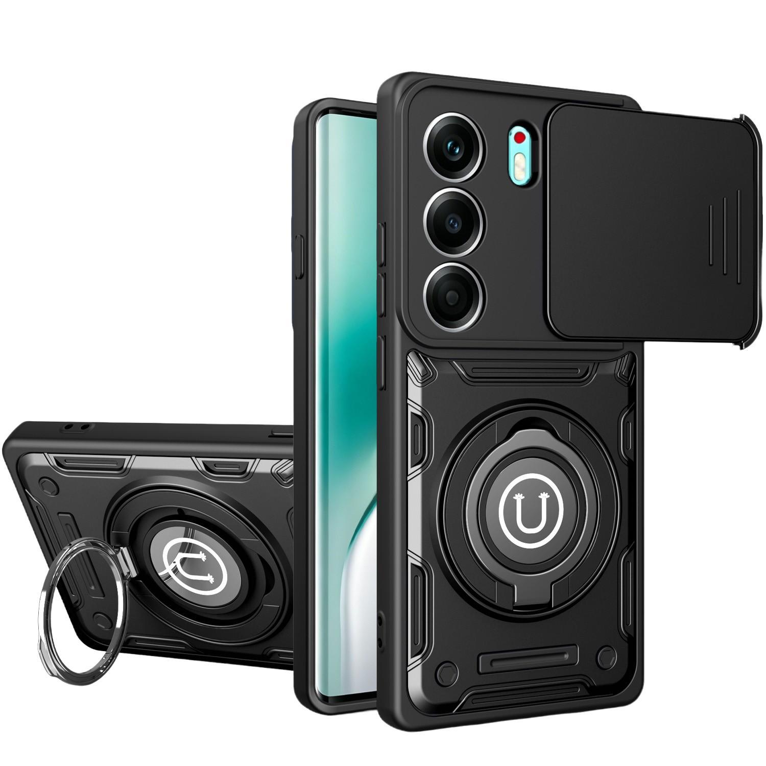New 360 Rotating Magnetic Stand Phone Case for Tecno Camon40 4g, Camon40 Pro, Anti-Drop Phone Cover with Camera Protection