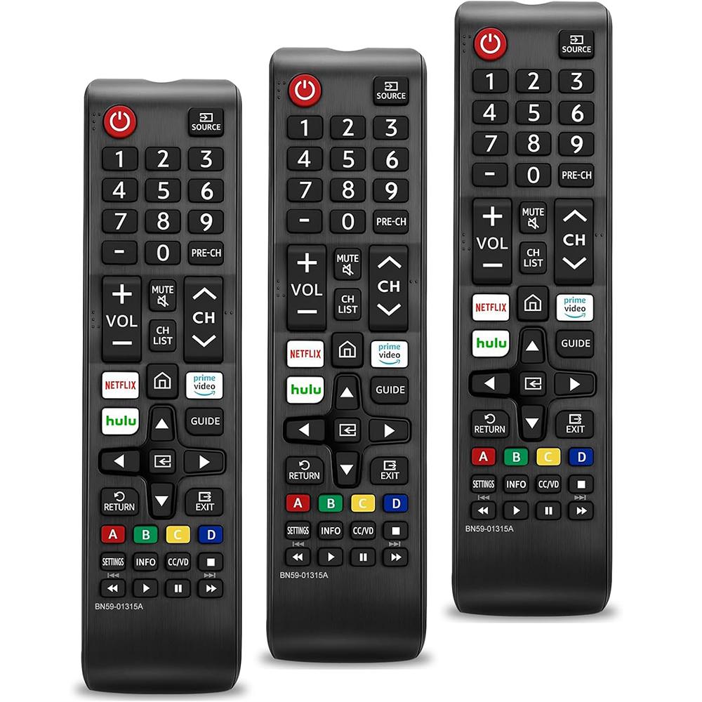 Universal Replacement for All Samsung Smart TV Remote,BN59-01315A Remote Control Replacement for Samsung-Smart-TV-Remote, for All Samsung LED QLED LCD 6/7/8/9 Series 4K UHD HDTV HDR Flat Curved Smart TV, with Netflix, Prime Video and Hulu Button