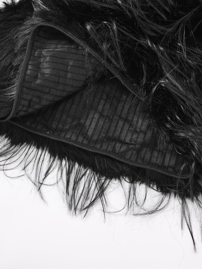 Women's Velvet Feather Patchwork Tight-Fitting Round Neck Long Sleeve Evening Dress, Fall Winter Fashion Party Gown