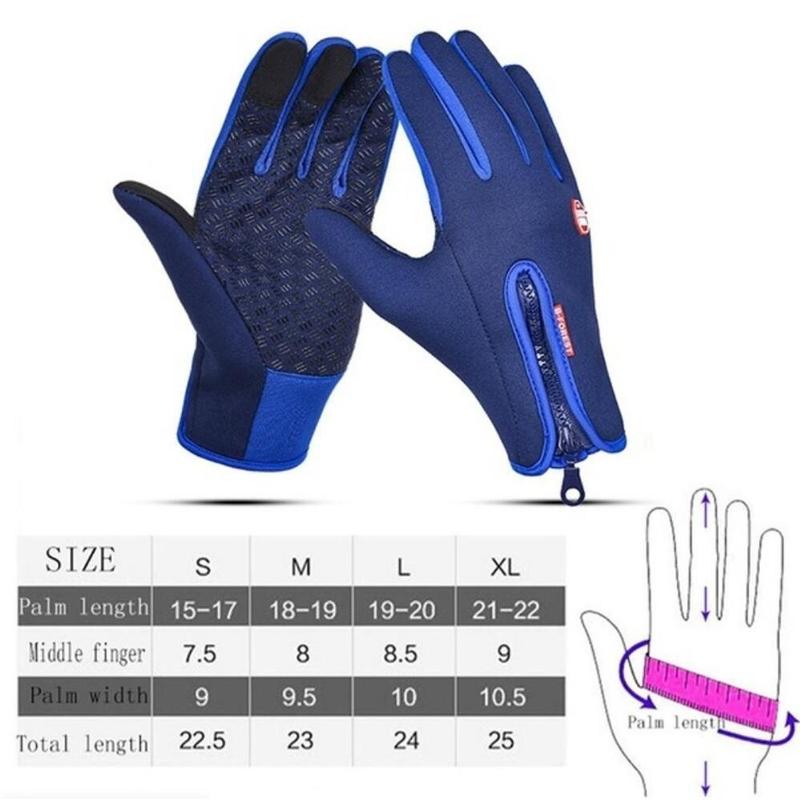 Winter Gloves Touch Screen Water Resistant Windproof Thermal for Running Cycling Driving Hiking for Men Women