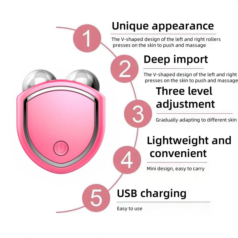 Super-Cryo Massaging Mini Roller，All-in-One Stainless Steel Massager for Daily,Face & Body Care,Effortless Gliding Handle, Instant Cooling Roller, Reduce Refresh Skin，for home&travel use，For womens&mens,gifts