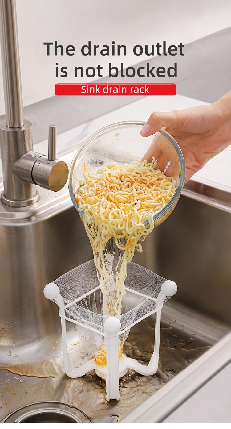 51/101 plastic kitchen sink drain baskets, hanging dishwashing nets, storage for leftover rice, grains and garbage, filter screens, easy to clean and reusable drain racks.
