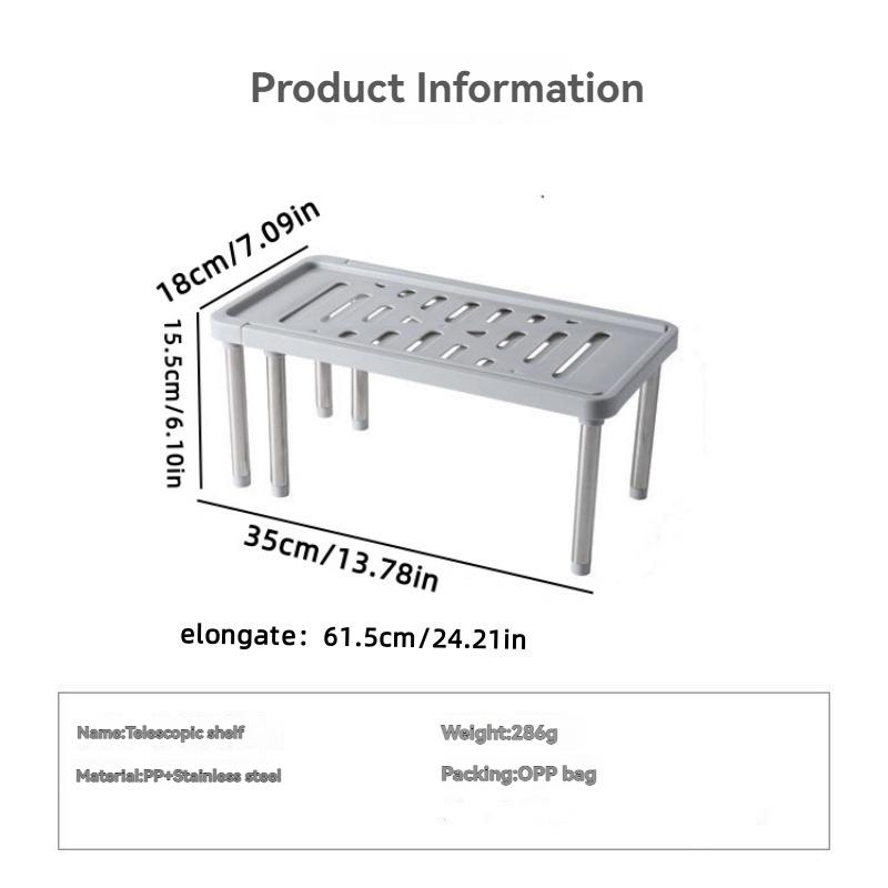 Kitchen Storage Rack, 1 Layer Multifunctional Kitchen Storage Rack, Household Kitchen Organizer, Kitchen Storage Organizer, Home Organizer