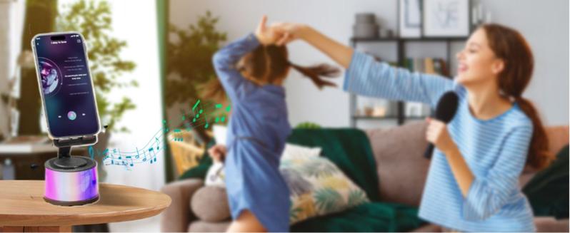 8-in-1 Wireless Bluetooth Speaker with 3000mAh Power Bank | Multi-functional Charger, LED Ambient Lights & Tablet Stand | Perfect for Travel, Home & Gift Giving Audio Phone magnetic phone holder Adjustable Rotatable Electronic Smartphone