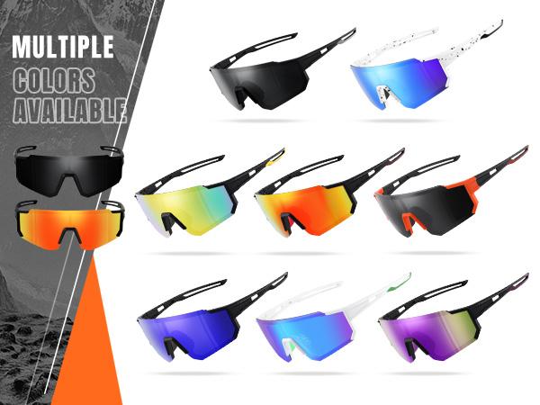 【Holiday Haul】TURBOPEP 2 Pairs Professional Cycling Sunglasses, TR90 Frame, Windproof UV400 Protection, Lightweight Polarized Lenses, Anti-Slip Nose Pad, Aerodynamic Design