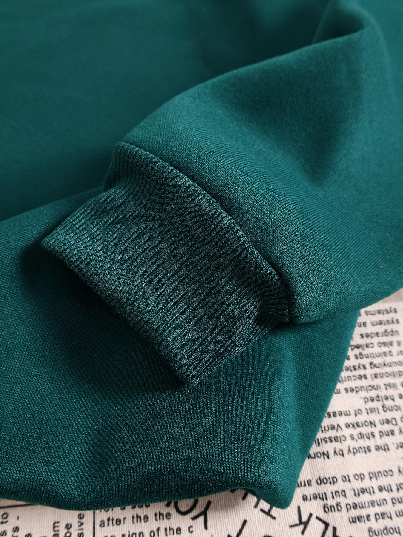 Women's Panther Print Sweatshirt, Casual Vintage Washed Cotton Long Sleeve Pullover, Fitted Round Neck Sporty Style, Fall Winter Fashion