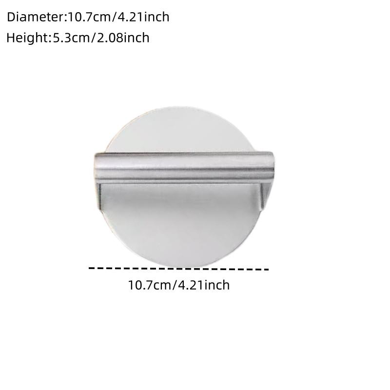 Stainless Steel Meat Presser Burger Mold Kitchen Tool, Beef Patty Press Board, 1pcs Stainless Steel Food Grade Safe Material