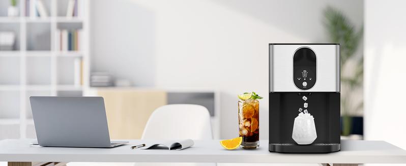 COWSAR Nugget Ice Maker Dispenser, Self Dispensing Pellet Ice Maker, 44lbs/24H, 15mins Quick Ice Make, 3.3lbs Ice Storage, Ice Full Indicator, Self-Cleaning, Home, Kitchen, Bar, Party Ice Maker Machine