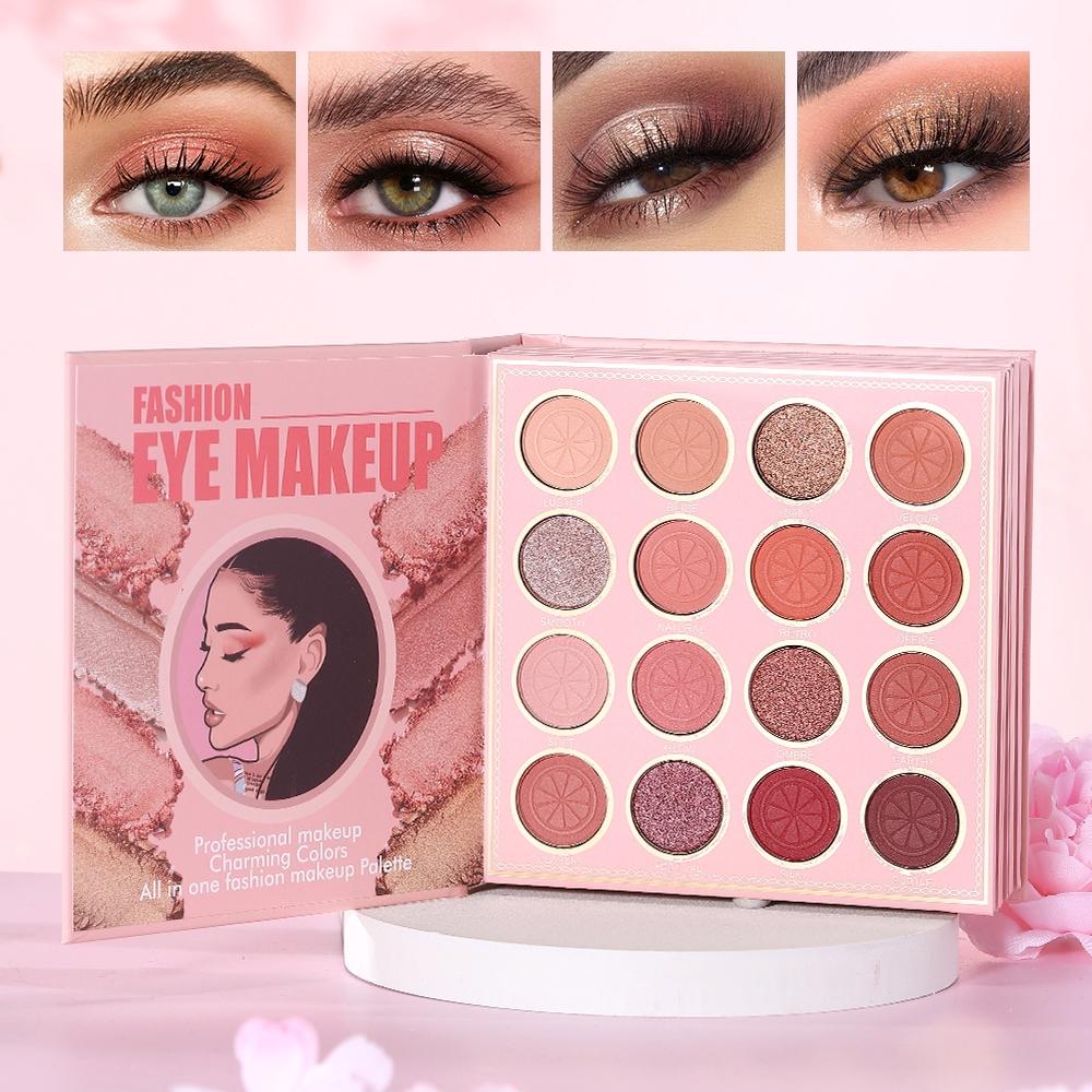 High-End Multi-Functional Makeup Palette, Four-In-One Eyeshadow Blush Highlighter, Long-Lasting Easy Application, Elegant Makeup Set