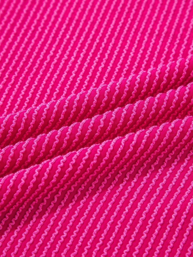 Spring & Fall Casual Women's Solid Color Twisted Ribbed Asymmetrical Hem Loose Drop Shoulder Long Sleeve Knit Top