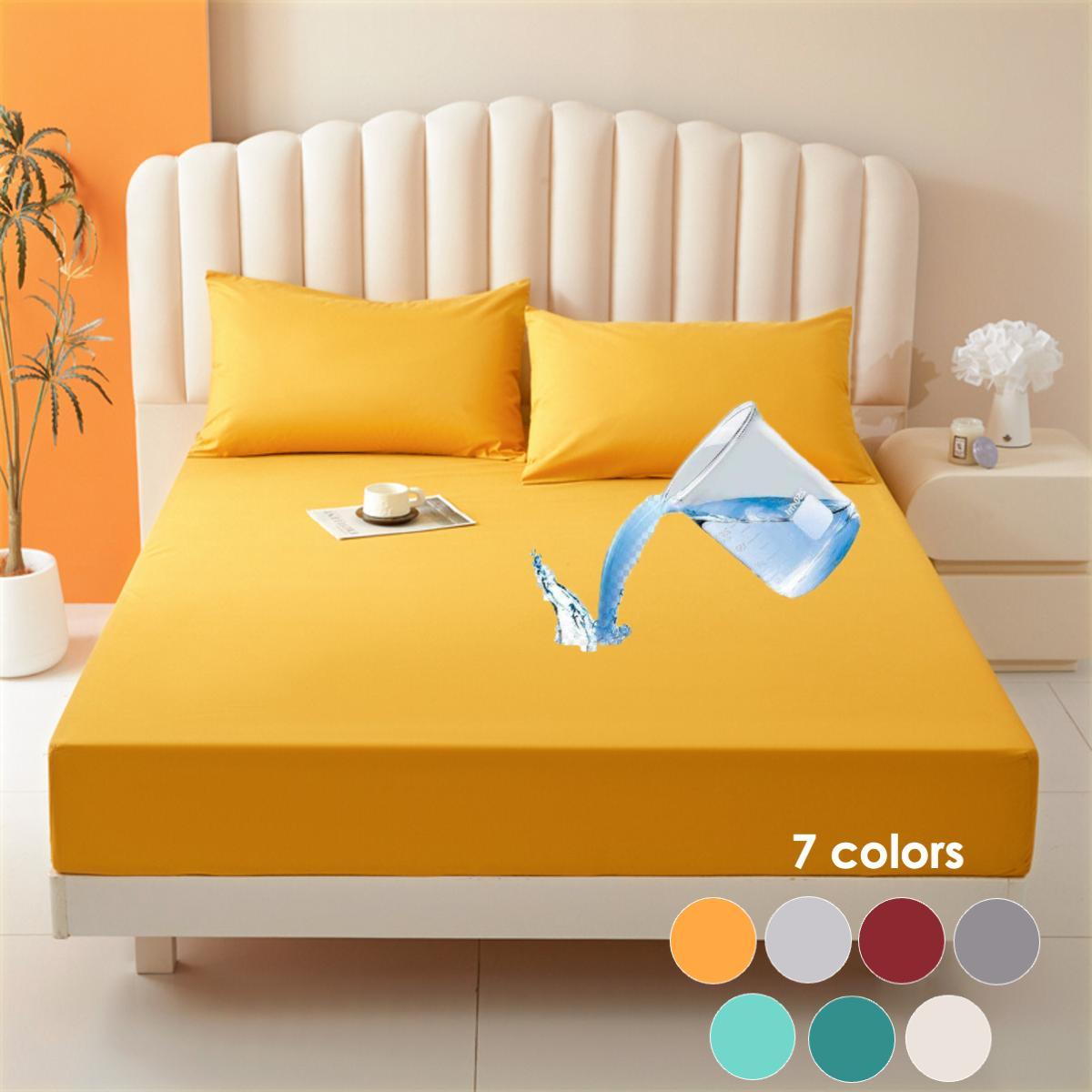 Water Bottle Pattern Bedding Set, 2/3 Counts/set Including 1 Count Fitted Sheet & 1/2 Counts Pillowcase, Soft Comfortable Cooling Bed Sheets Bedding Set for Home Bedroom