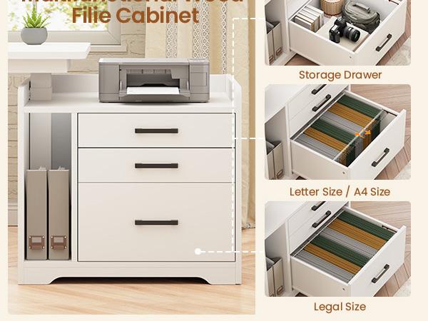 SEDETA 63 Inch Height Adjustable L Shaped Electric Standing Desk Computer Gaming Desk with Led Lights 3 Drawers Power Outlet