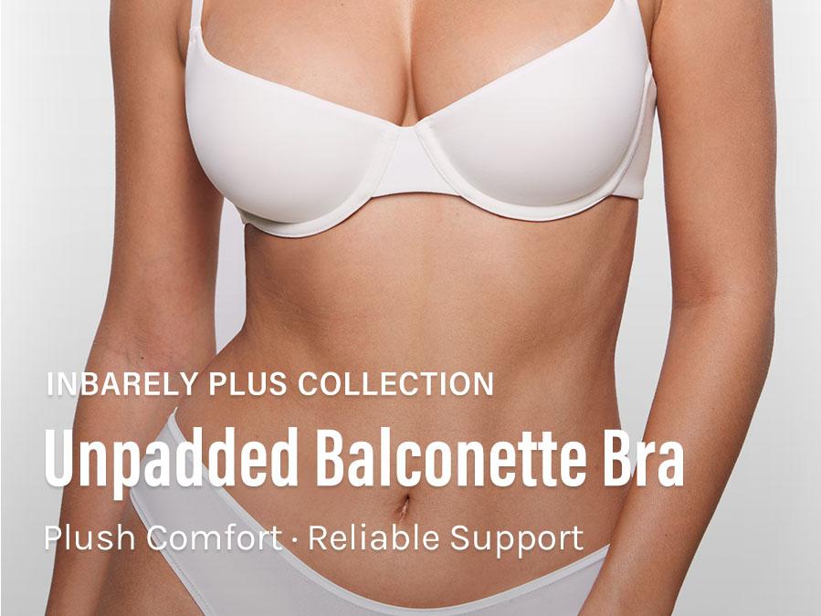 INLYRIC Women's Inbarely Plus Balconette Bra - Demi Unlined No Padding Underwire Comfort Natural Support Everyday Bras SpringStatements INLYRIC Women's Inbarely Plus Balconette Bra - Demi Unlined No Padding Underwire Comfort Natural Support Everyday Bras SpringStatements