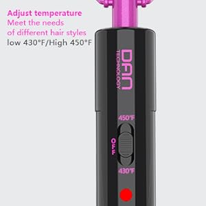 Technology Dual Voltage Ceramic Pressing Comb - 450° F Fast Heating Mini Straightener for Lace Front Wigs and Black Women's Hair