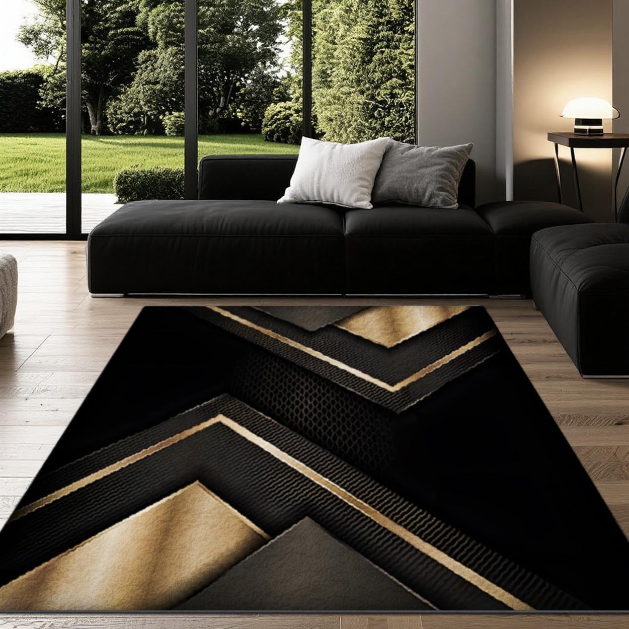 Velvet soft and comfortable patterned printed carpet, suitable for multiple scenarios, available in various sizes, soft and non-shedding.