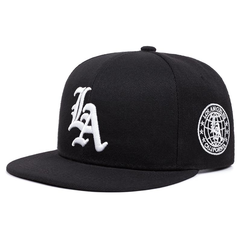 LA Earth Embroidery Baseball Cap Men Women Hip Hop Snapback Cap Outdoor Casual Sun Visor Cap