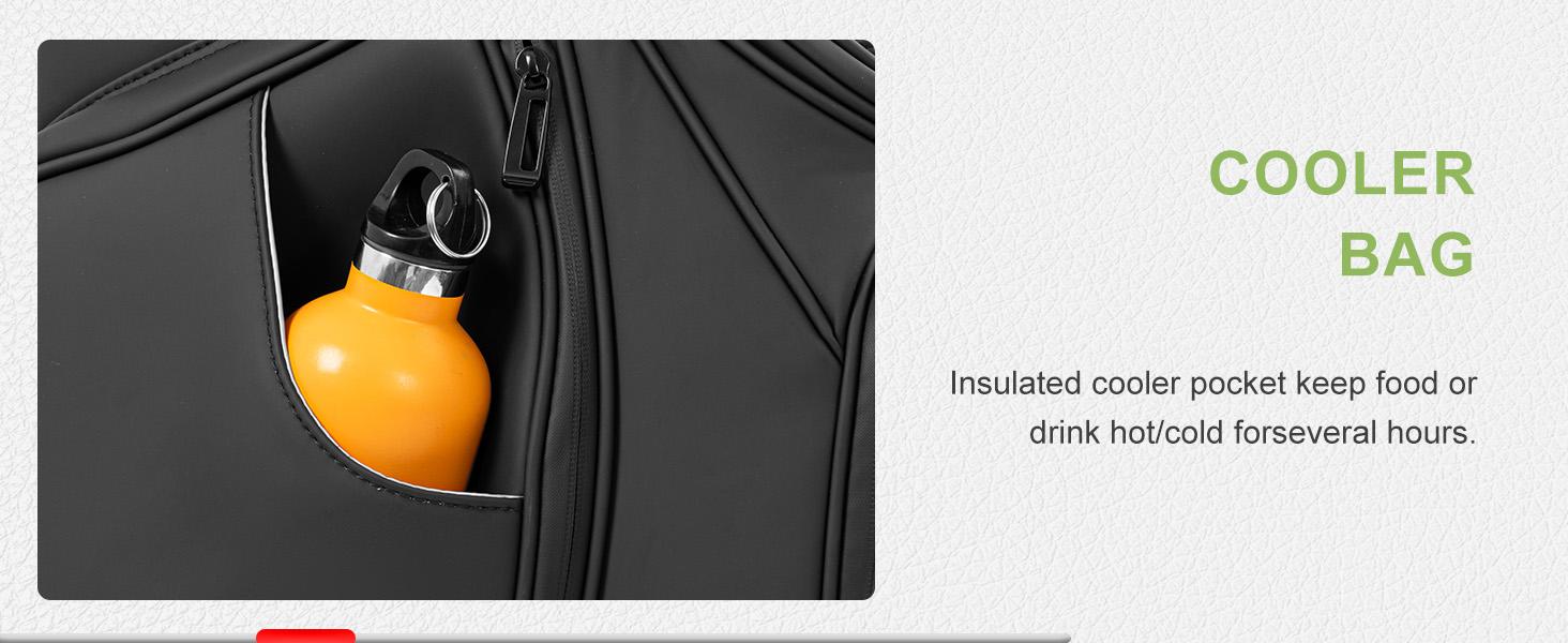 14 Way Golf Stand Bag, Lightweight Golf Bag for Men & Women, Premium Leather Golf Club Bags with Padded Ergonomic Double Strap, Full Length Dividers, Multiple Pockets Waterproof Design