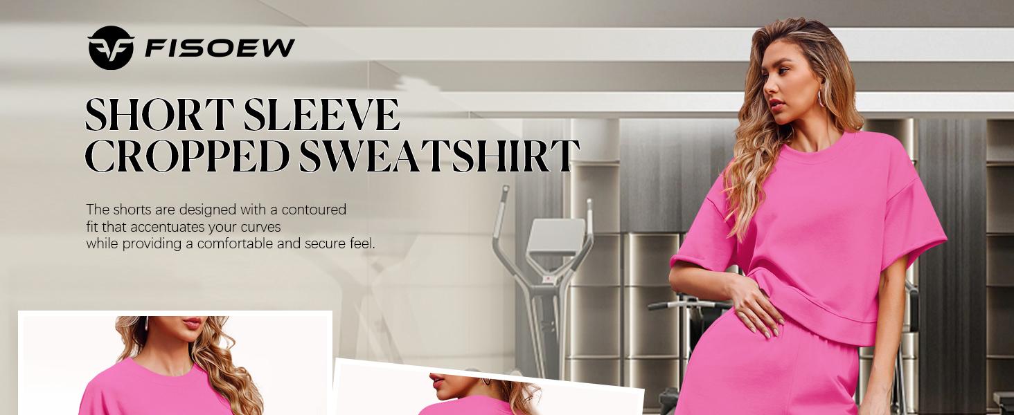 FISOEW Womens 2 Piece Outfits Casual Oversized Cropped Sweatshirt and High Waist Running Shorts Tracksuit Sets tracksuits #Springtok #TikTokShopJumpstartSale Summer Sportswear i am gia track set tracksuits for women FISOEW Womens 2 Piece Outfits Casual Oversized Cropped Sweatshirt and High Waist Running Shorts Tracksuit Sets tracksuits #Springtok #TikTokShopJumpstartSale Summer Sportswear i am gia track set tracksuits for women