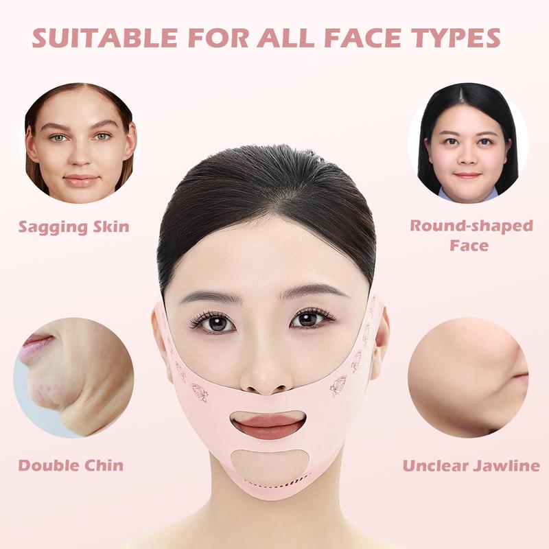 Jungshea V-Line Face Mask – Chin Up V-Shaped Jawline Tightening Mask for Women and Men, Adjustable Comfort Skin Exerciser, Perfect Christmas Gift