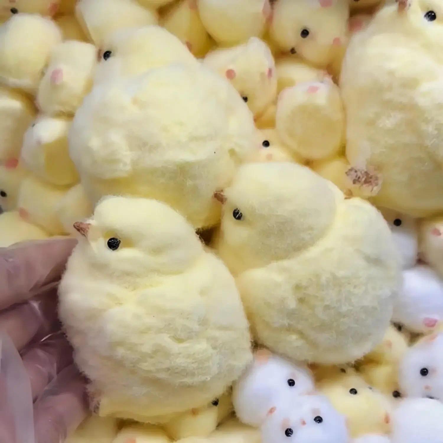 Cute Handmade Chick Squishy Toys Ultra Soft Squishy Fidget Toys Silicone Pinch Entertainment Games for Children Christmas Gifts