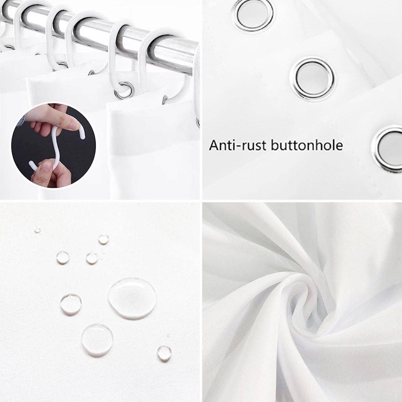 Skull Moth Pattern Shower Curtain Sets, 1 Count Bathroom Interior Curtain with Hooks, Bathroom Accessories for Home Hotel Salon Dormitory Decor, Showercurtain, Bathroom Decoration Accessories