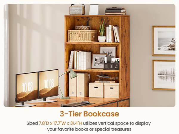 SEDETA 47.2 Inch Reversible Gaming Desk with LED Lights Drawer Storage Bookshelf for Small Spaces Furniture Office Tables Cabinets Wood Design Modern