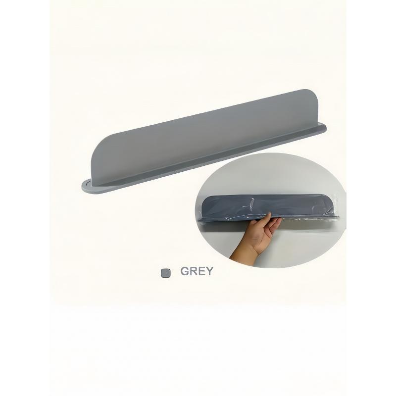 Silicone Sink Splash Guard, Self-Adhesive Drill-Free Water Barrier, Flexible Guard to Keep Countertops Dry, Reusable for Kitchen and Bathroom Washing