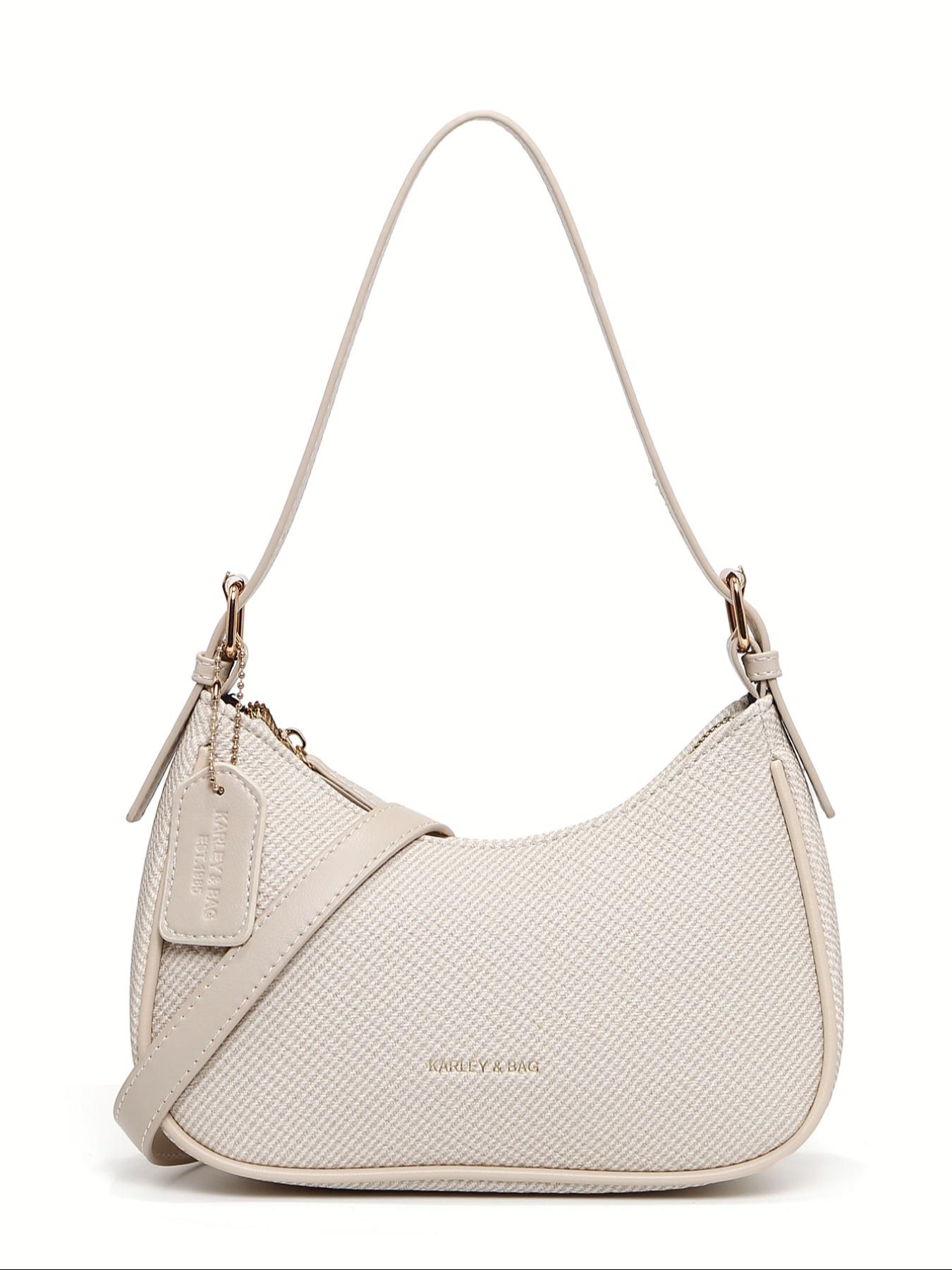 Women's Plain PU Leather Messenger Bag, Y2K Style, Adjustable Straps, Vintage Fashion Crossbody Bag, Casual Office Handbag