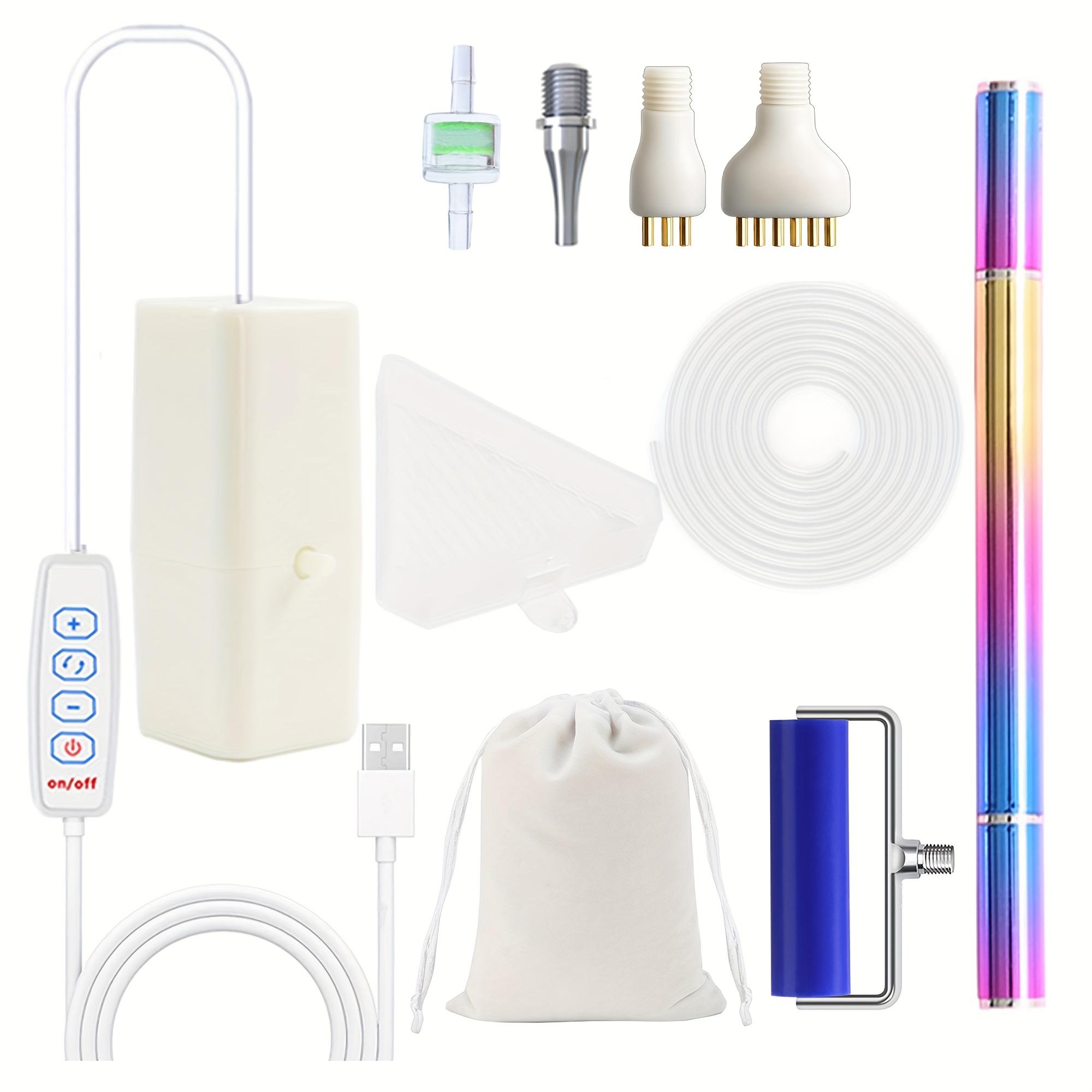 DIY Vacuum Suction Diamond Painting Tool Set, Metal Drill Pen, Rolling Wheel, Plastic Heads, Storage Bag, Complete Kit for Crafting, Diamond Painting Kits, Diamond Art Tools