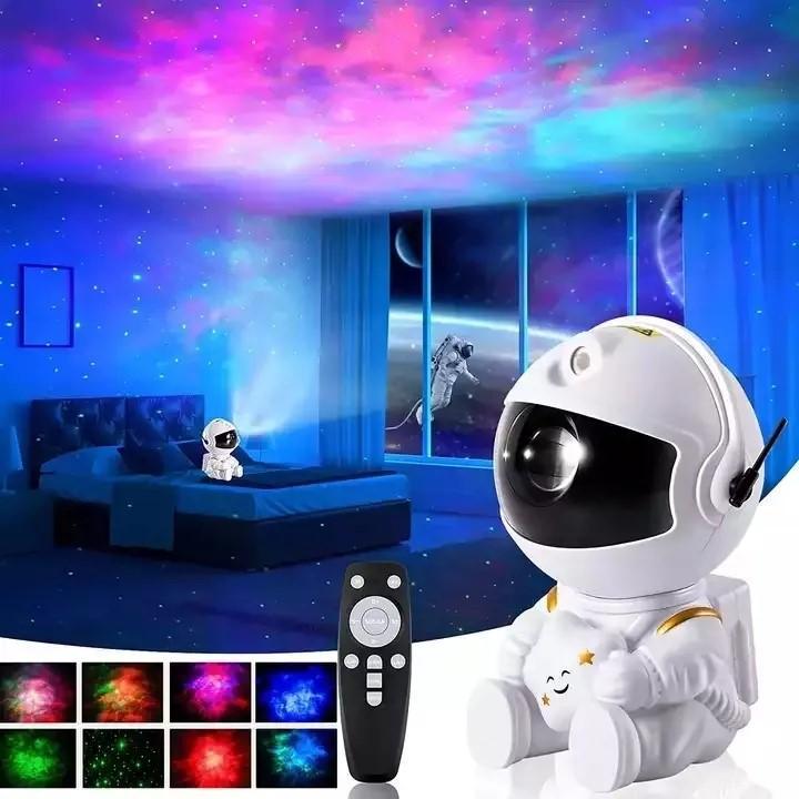 Star Projector,Mysterious Blind Box Astronaut Starry Sky Lamp, with Bluetooth, 360° rotation, 12 lighting effects