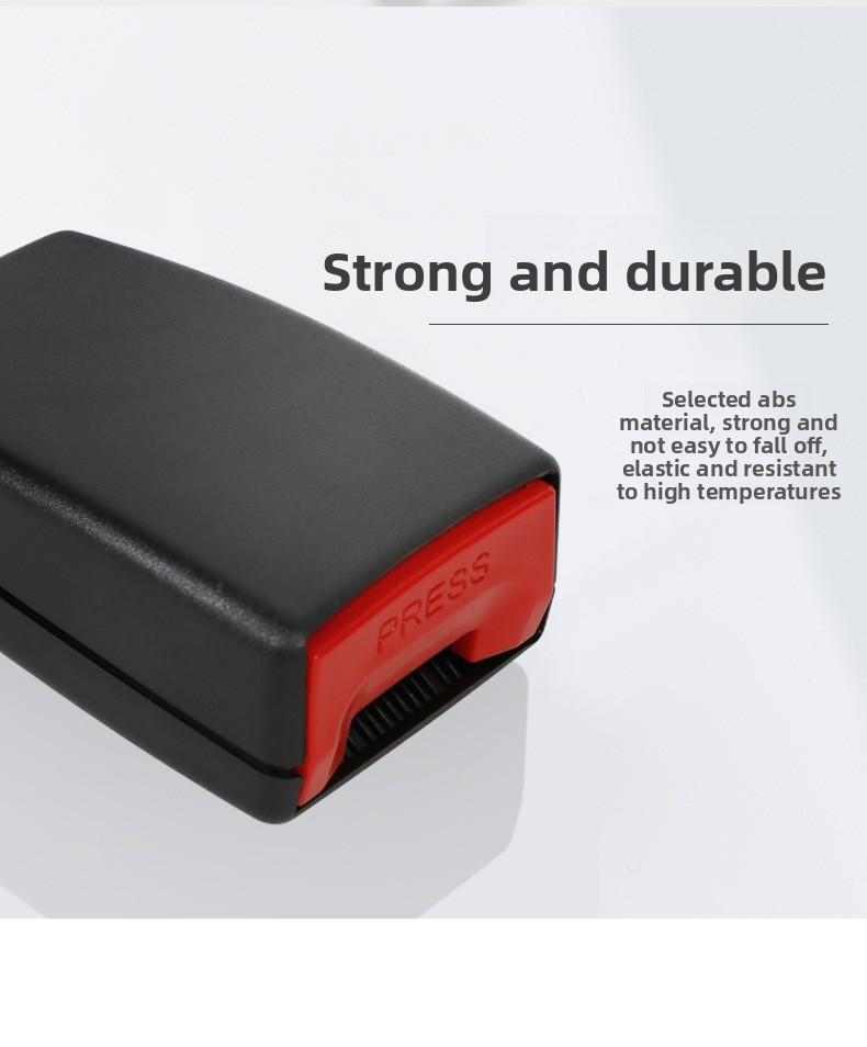 Car Seat Belt Extension Clip, Rear-Seat Safety Buckle Connector, Vehicle Interior Accessory, Durable & Secure Fit, Easy Installation