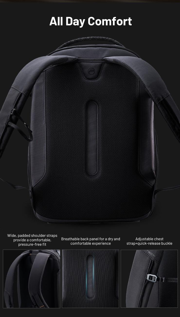 PGYTECH OneGo Lite Camera Backpack Water-Resistant DSLR/Mirrorless Bag for Sony/Canon/Fujifilm, Drone Backpack, Tripod Mount Travel & Weekend Photography Pack for 14" Laptop Photographic Kit