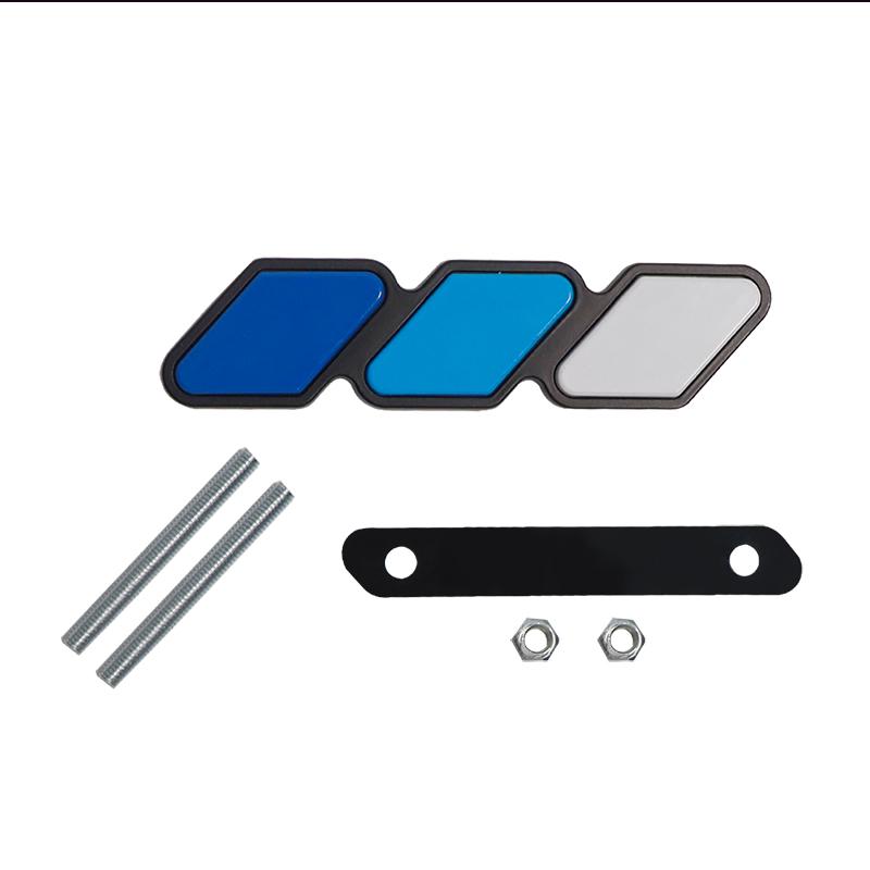 1 Set Tri-color 3 Front Grille Badge Emblem Decor For Toyota Tacoma TRD Pro 4Runner Tundra FJ RAV4 etc 1 Set Tri-color 3 Front Grille Badge Emblem Decor For Toyota Tacoma TRD Pro 4Runner Tundra FJ RAV4 etc