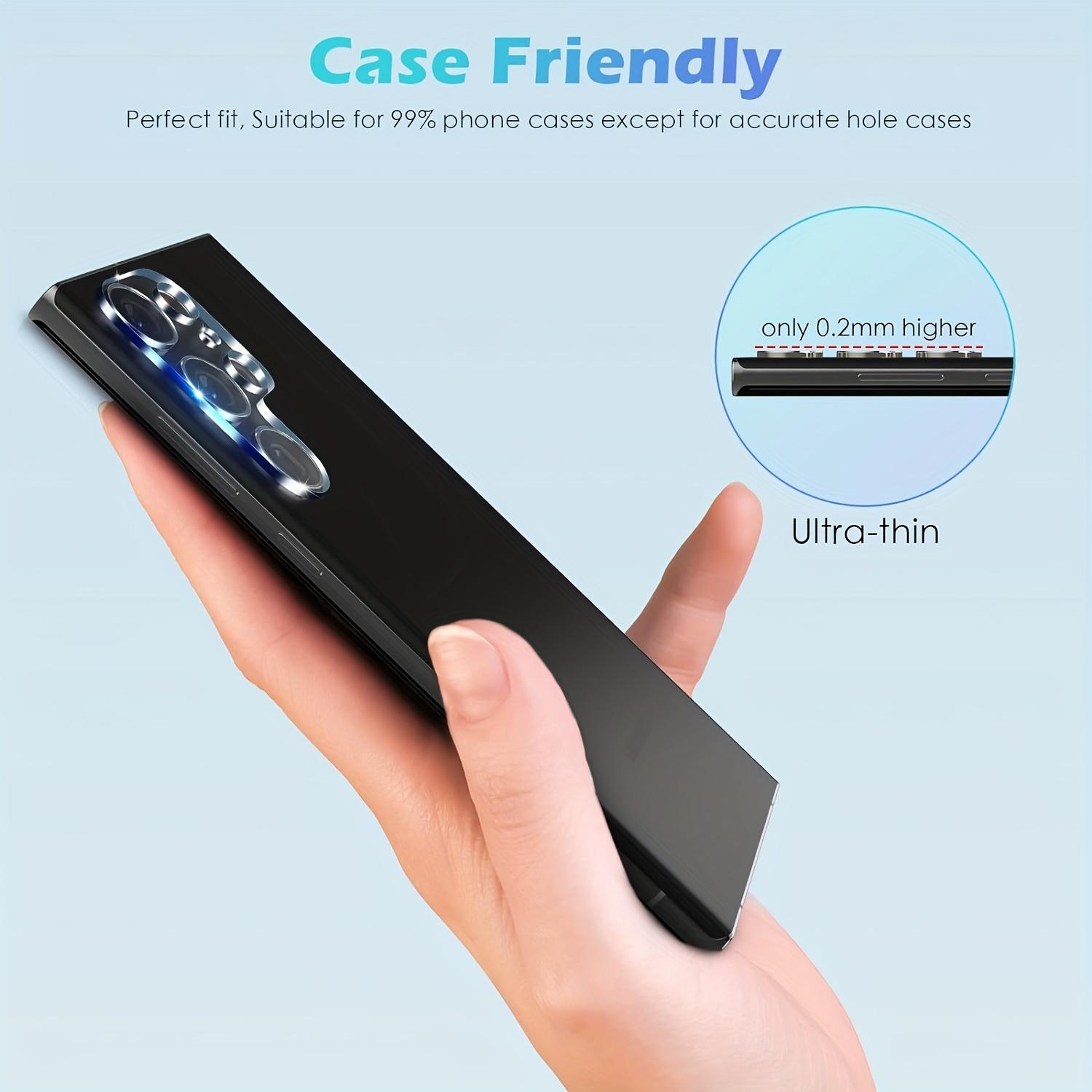 Premium 9H Tempered Glass Camera Lens Protector for SamSung for Galaxy S26 S25 S24 S23 S22 Ultra S25 S24 S23 S22 Plus FE with 2pcs Screen Protectors Smartphone Camera Accessories