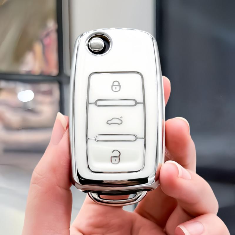 Car Key fod cover shell Case For Volkswagen For VW For Magotan For Golf 4 3 5 6 For MK6 For Passat For Touran For Bora For Tiguan For Jetta For Lavida For Skoda For Octavia Key bag Car Key Rem Car Key Protector