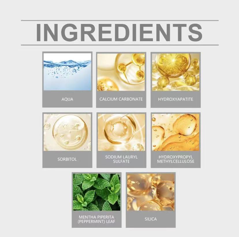 Fluoride-Free Hydroxyapatite Toothpaste forAdvanced Enamel Protection,Gentle and Effective Formula,Fluoride-Free Toothpaste for Sensitive TeethOral Care